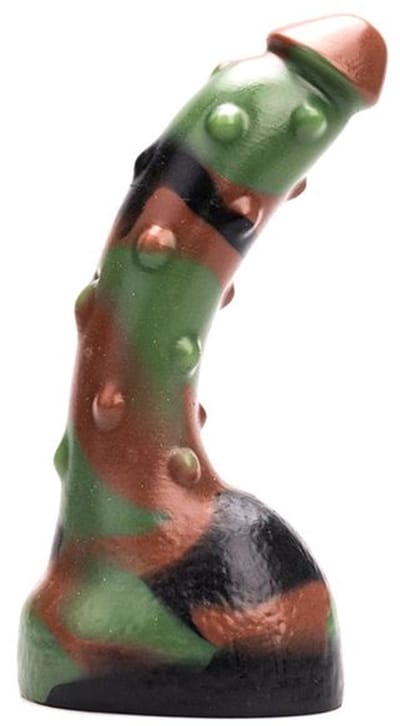 Kiotos Revolt - Dildo Fantasie - Green Army - Nr. 18 - Small - 15 x 3,5 cm
