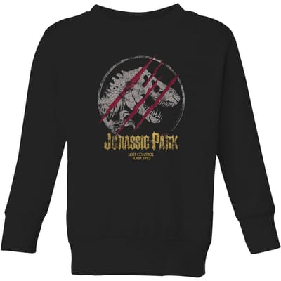Jurassic Park Lost Control Kids' Sweatshirt - Black - 110/116 (5-6 jaar)