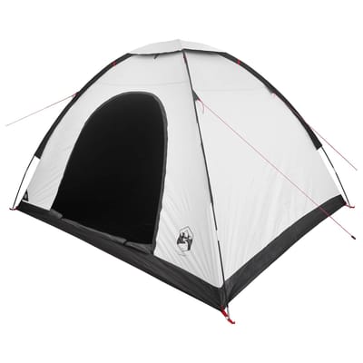 vidaXL - Kamperen - tent - 4-persoons - Wit - Blackout