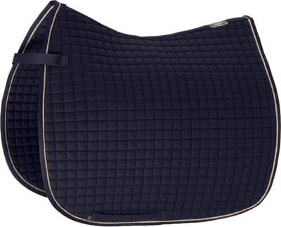 Pikeur Zadeldek Katoen Heritage 22 Navy - Dressuur | Zadeldekje paard