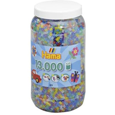 Hama Ironing beads in Pot-Glittermix 13.000pcs.