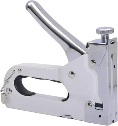 Handmatig nietpistool - 3-in-1 tacker - Meubels maken - Verstelbare kracht - Set 1 - Zwart