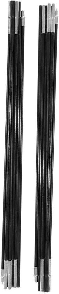 Store_7 - Camping Tent Poles - Fiberglass Stevige Tentstokken - 4 Meter - Vervangingsonderdeel - Geschikt voor Kamperen - Zwart