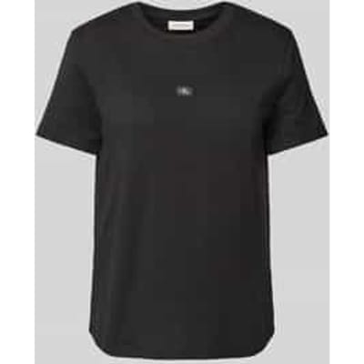 Regular fit T-shirt met labelprint