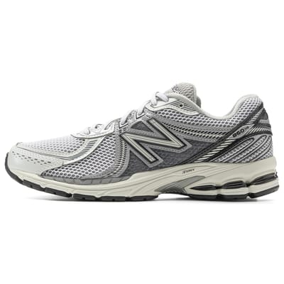 New Balance 860v2 Sea Salt Donkergrijs Unisex Sneakers Wit ML860SB2 45 gray