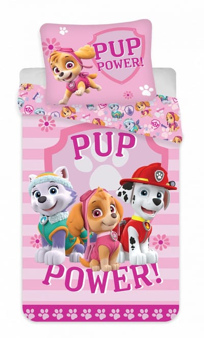 Paw Patrol dekbedovertrek Pup Power 140 x 200 cm - 70 x 90 cm (polyester)