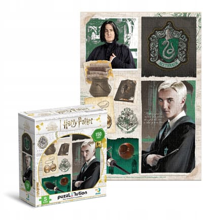 Puzzle Motyw  Harry Potter  -  Dom Slytherin  Draco Snape 150 Elementów 8+