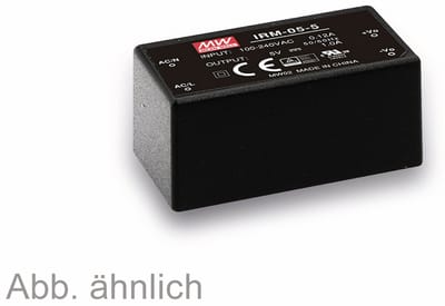 MEAN WELL AC/DC printvoeding IRM-05-12, 12 V-/0,42 A, 5 W
