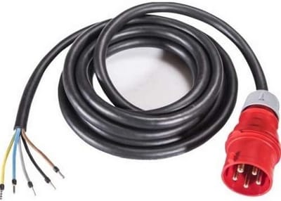 CEE Verbindingskabel 5-polig 16A 5 meter - Zware Stroomkabel H07RN-F 2.5mm²