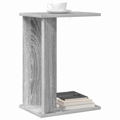 vidaXL - Bijzettafel - Grijs - Sonoma - 35 - x - 25 - x - 50 - cm - Bewerkt - hout