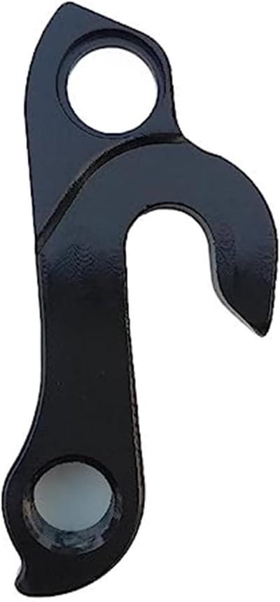 Fietsderailleurhanger Set - Reserve Onderdeel - Fiets Frame Beschermen - Schokabsorberend Ontwerp - 2 Stuks - Zwart