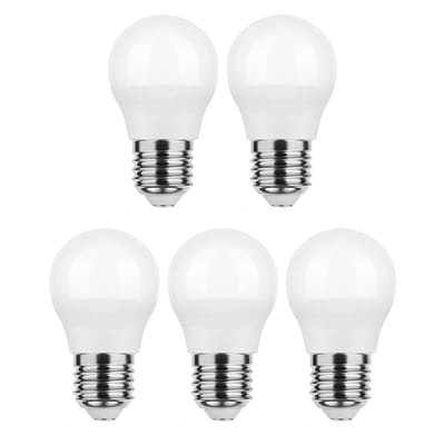 Modee E27 LED Lamp 7W - 700lm - 4000K - Neutraal Wit - LED Globe Mini P45 - Vervangt 54W Halogeen Gloeilamp - 5 stuks