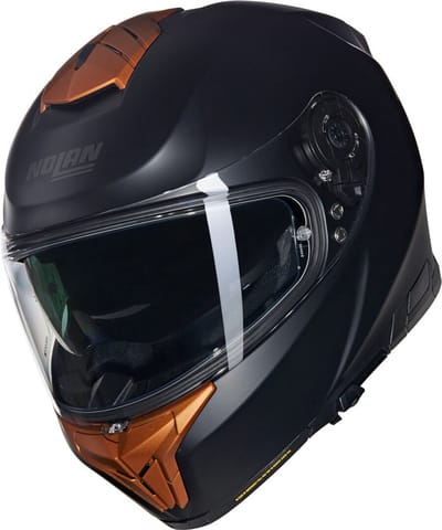 Nolan N80-8 Classico Nobile 311 Zwart Oker Mat Integraalhelm - Maat M - Helm