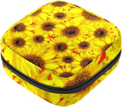 Opbergtas Maandverband - Periode Kit - Persoonlijke Hygiëne - Zacht en Duurzaam - 17x17x12 cm - Meerkleurig