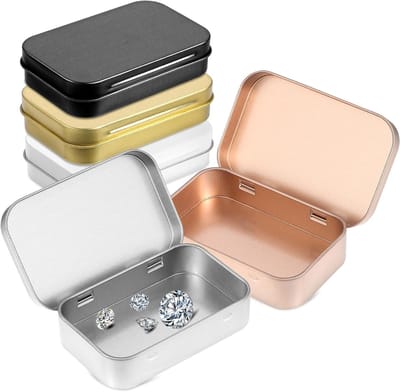 Box met 5 Condoom Pouches - Kleine Opbergdozen met Deksel voor Snoep, Kantoorbenodigdheden en Organisatie