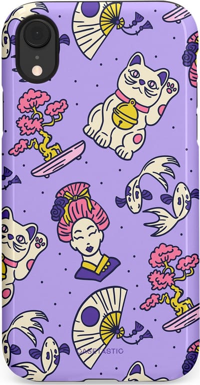 Casetastic Hoesje Geschikt voor Apple iPhone Xr - Stijlvolle Beschermende Duo-layer Case - Bonsai
