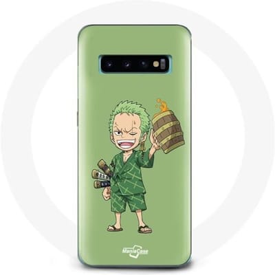 Hoesje voor Samsung Galaxy S10 Plus Een stuk Manga Roronoa Zoro