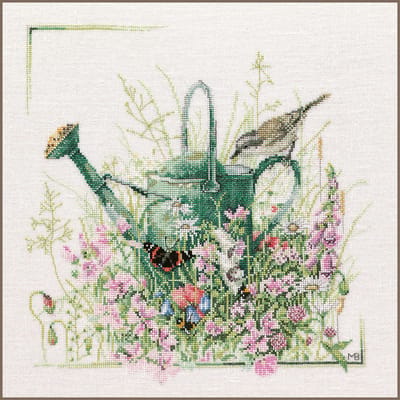 Lanarte Borduurpakket - Borduurset - Borduurpakket volwassenen - Telpakket kit - 36 x 36cm - Gieter - Marjolein Bastin - PN-0007950