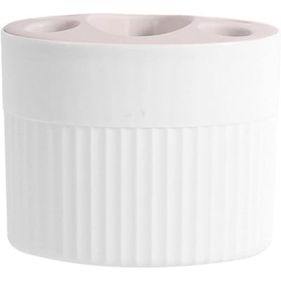 Porte-brosse à dents de table de bain de haute qualité, Lave-mains ménager, Support de rangement pour dentifrice et brosses à dents, Support de rangement blanc