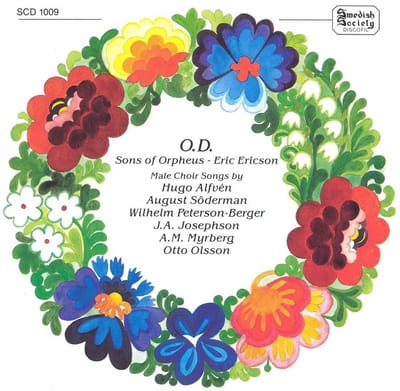 Orphei Drangar Male Choir - Collection Of Swedish Folk Songs (CD)