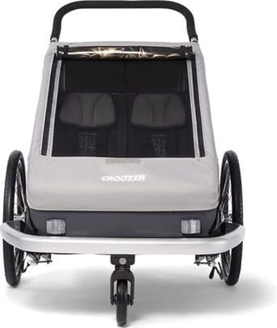 Croozer Fietskar - Keeke 2 - Licht Grijs