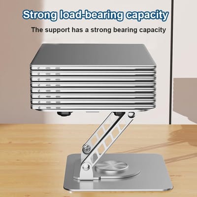 KZQ Laptopkoelstandaard - 360° draaibare dubbele ventilatoren, in hoogte verstelbaar - Lichtgewicht en draagbaar, gemaakt van aluminiumlegering - Geschikt voor thuis, op kantoor en voor gaming - Compatibel met laptops van 11-17 inch - Roze