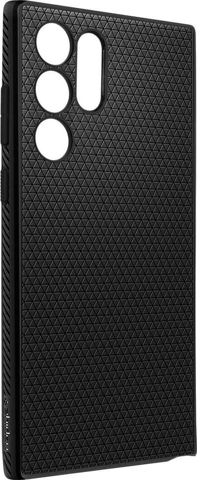 Spigen Liquid Air Samsung Galaxy S22 Ultra Hoesje Back Cover Zwart