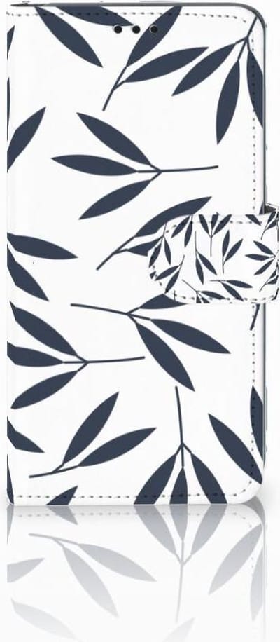 Samsung Galaxy S10 Hoesje Leaves Blue