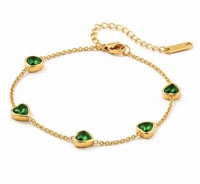 Luxe armband - Verguld - zirkonia - vrouwen armband - Goudkleurig armbanden - hoogwaardig roestvrij staal- armbandje - Goudkleurig - cadeau - verjaardag cadeau - Kerst cadeau