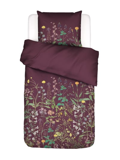 Essenza Augustina Dekbedovertrek Mauve wine - Eenpersoons – 140x200/220 cm