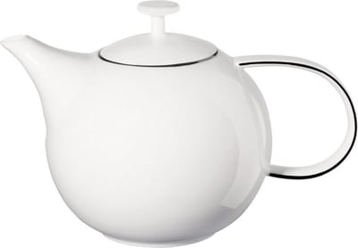 ASA SELECTION A Table Ligne Noire Theepot met roestvrijstalen zeef 1,50 L / h: 16 cm