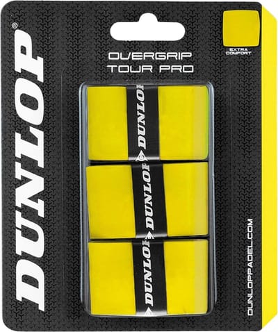 Dunlop- TOUR PRO- OGRIP- Yellow- 3stuks
