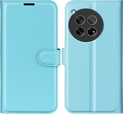 Coverup Hoesje - Geschikt voor OnePlus 12 Hoesje - Coverup Book Case - Lichtblauw