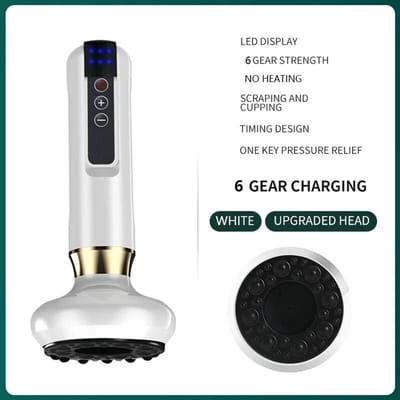 12 Gear Elektrische Vacuüm Cupping Massager Body Profissional Cupping Therapie Massage Set Zuignap Therapie Verwarming Guasha Gereedschap GERMANY