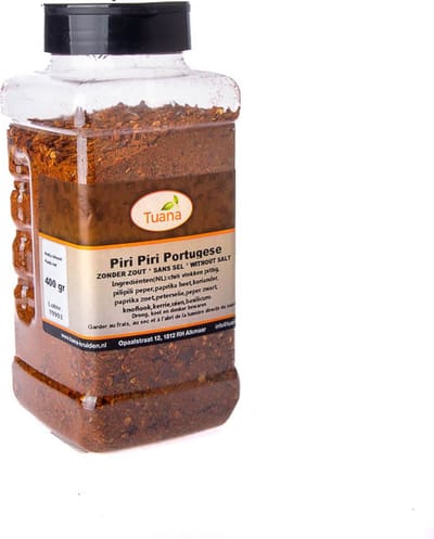 Tuana Kruiden - Piri Piri Portugese Kruidenmix - Strooibus 500 Gram - Tuanashop - GP-P-0020