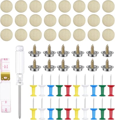 Complete Set voor Auto Daken Reparatie, 72 Stuks Inclusief Knoppen, Rivets en Gereedschap voor Interieur en Dakherstel