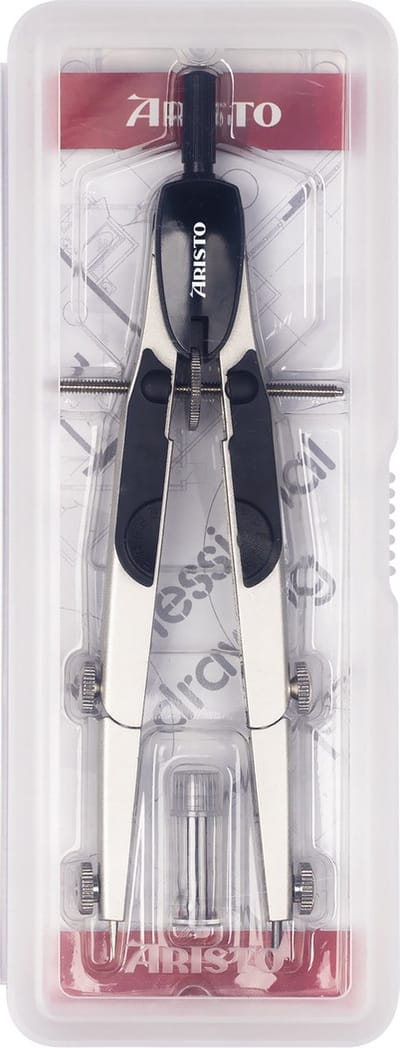 Aristo snelverstelpasser - lengte 17cm - diameter 340mm - met hefboommechanisme - zink/zwart - AR-55700