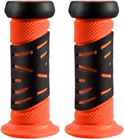 Kinder Fietshandgrepen - Zachte Stuurgrepen - Veilig Fietsen - Antislip Ontwerp - 95 cm Lengte - Oranje