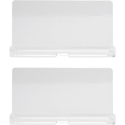 2 stuks Tablet Wandhouder Acryl Tablet Wandstandaard met Gat voor Smartphone Elektronische Lezer