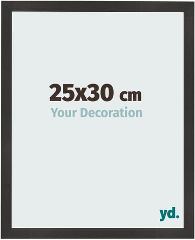 Your Decoration - Fotolijst 25x30 cm - MDF - Zwart Mat - Bologna