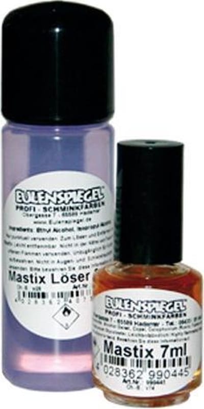 Eulenspiegel Mastix (7ml) en Mastix lijmoplosser (30ml) Huidlijm - Schmink