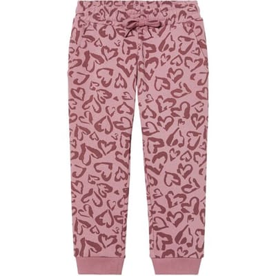 LUPILU Meisjes joggingbroek (Patroon/Roze, 98/104)