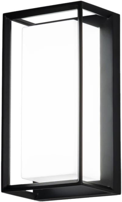 Lumidora Wandlamp 75349 - Voor buiten - ELIN - Ingebouwd LED - 12.0 Watt - 1000 Lumen - 2700 Kelvin - Zwart - Kunststof - Buitenlamp - IP54