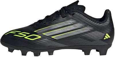 adidas Performance F50 Club Firm/Multi-Ground Voetbalschoenen Kids - Kinderen - Zwart