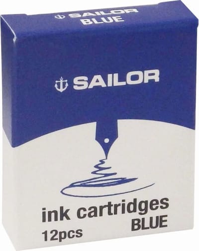 Sailor Blue Ink Cartridges set van 12