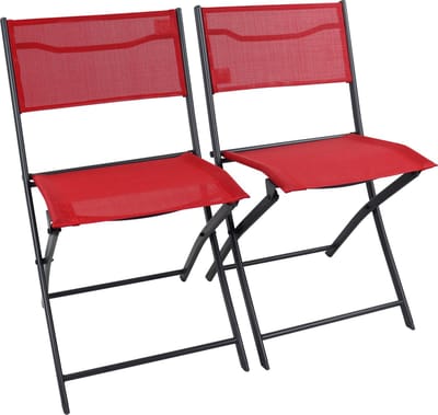 VCM 2-delige set balkonstoel inklapbare tuinstoel inklapbare camping inklapbare stoel Sumila