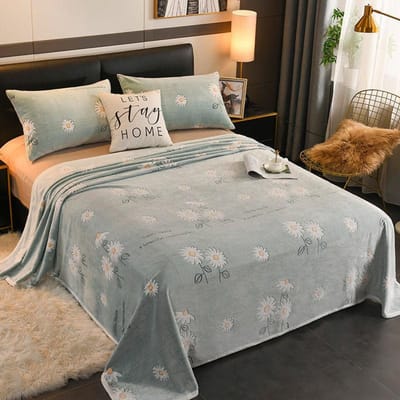 Koraaldeken Kussen Flaneldeken Pluche Bed Huishoudelijk Dekbed Dik Warm Bankdeken 150*200cm
