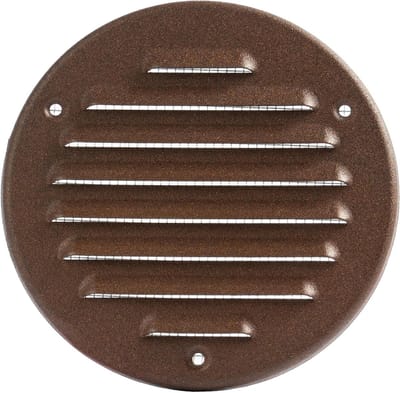 Ventilatierooster - Ventilatiedeksel - Binnenklimaat Verbeteren - Geïntegreerd Muggennet - 102 cm - Bruin