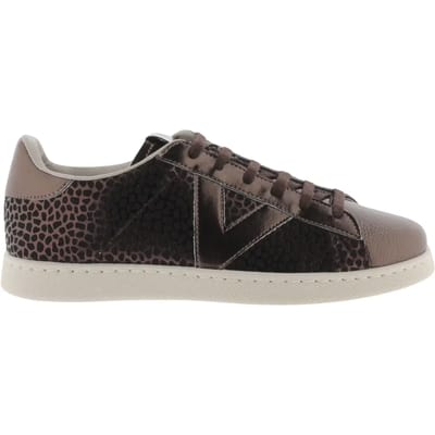 Dames sportschoenen met metallic dierenprint Victoria