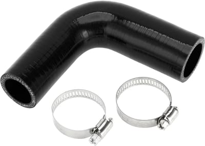 Dailygoods- Koelmiddelslang 90° - Siliconenslang - Zwarte Slang - Binnendiameter 28 mm/32 mm - Lengte 102 mm - Bestand tegen hoge temperaturen